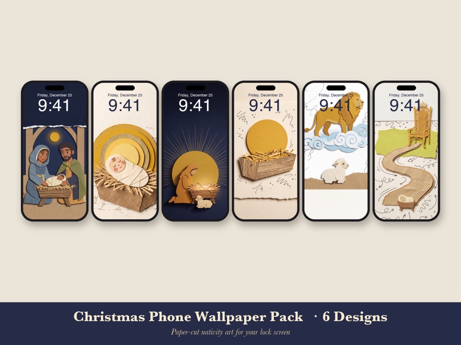 Christmas Phone Wallpaper Pack (6)